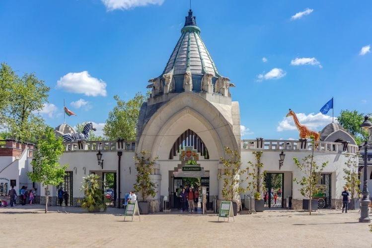 Budapest Garden Apartman Bagian luar foto